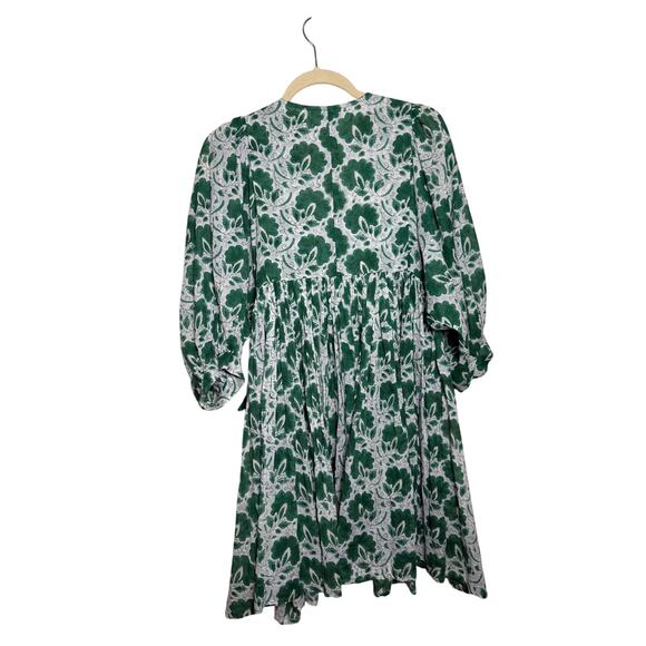 Dolma Raya Mini Dress in Green Sz. S - Picture 6 of 8